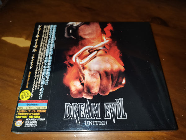 Dream Evil - United JAPAN+3 Sticker 2CD KICP-91208 1