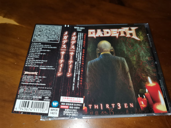 Megadeth - Th1rt3en JAPAN WPCR-14211 8