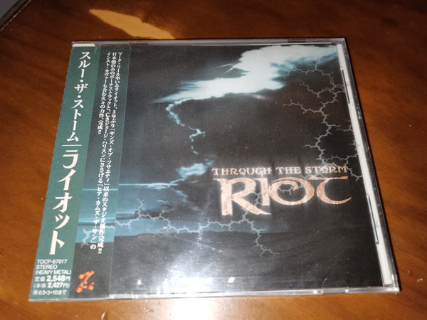 Riot - Through The Storm JAPAN TOCP-67017 2