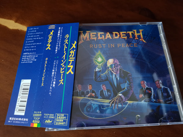 Megadeth - Rust In Peace JAPAN TOCP-6252 9