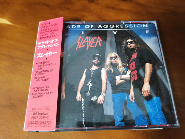 Slayer - Decade Of Aggression Live JAPAN PHCR-2091/2 4