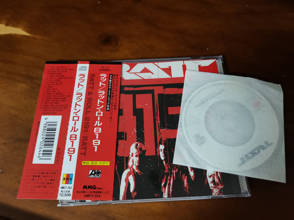 Ratt - Ratt & Roll 8191 JAPAN w/ 8cm CD-single AMCY-264 7