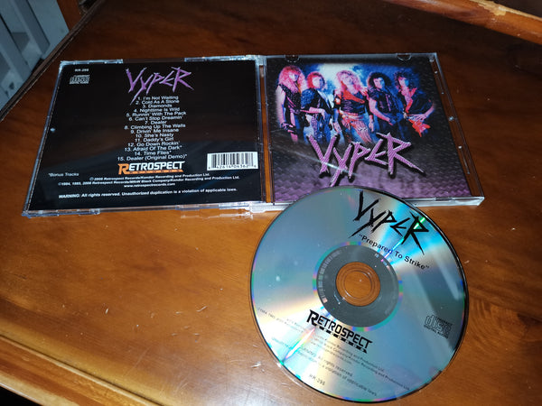 Vyper - Prepared To Strike ORG Retrospect Records 1