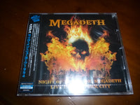Megadeth / Night Of The Living Megadeth-Live In New York City JAPAN IACD-10016 10
