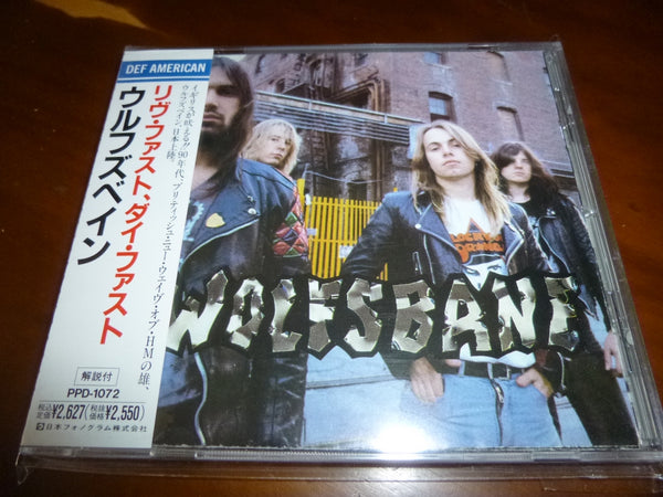 Wolfsbane - Live Fast, Die Fast JAPAN PPD-1072 1