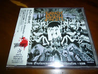 Napalm Death ‎– From Enslavement To Obliteration + Scum JAPAN TFCK-88516 13