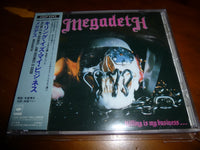 Megadeth - Killing Is My Business... And Business Is Good JAPAN 25DP-5343 4