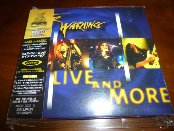 Fair Warning - Live And More JAPAN 2CD Postcard XRCN-2032/3 2