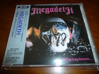 Megadeth ‎– Killing Is My Business... And Business Is Good! JAPAN SRCS-7549 8