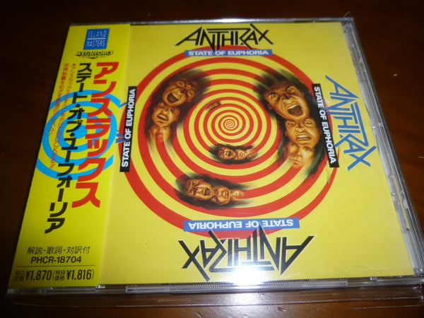 Anthrax - State Of Euphoria JAPAN PHCR-18704 8