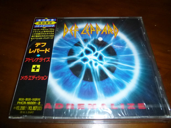 Def Leppard ‎– Adrenalize+In The Clubs...In Your Face JAPAN 2CD PHCR-16001/2 2