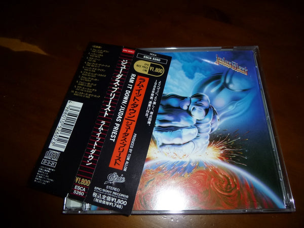 Judas Priest - Ram It Down JAPAN ESCA-5260 7