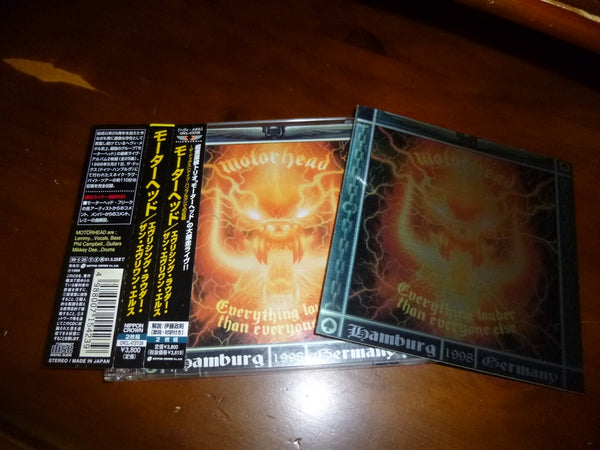 Motorhead - Everything Louder Than Everyone Else JAPAN STICKER SAMPLE CRCL-4727/8 1