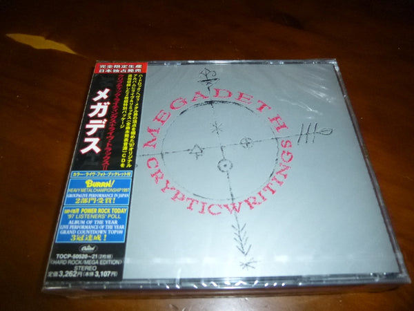 Megadeth - Cryptic Writings+Live Trax II JAPAN 2CDBOX 6
