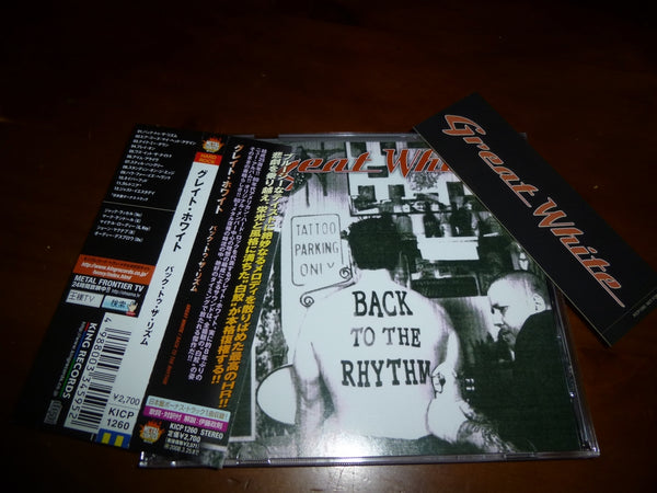 Great White - Back To The Rhythm JAPAN KICP-1260 1