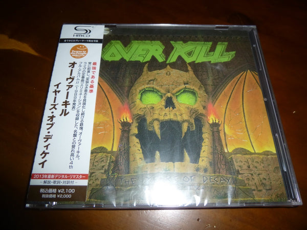 Overkill - The Years Of Decay JAPAN WQCP-1371 1
