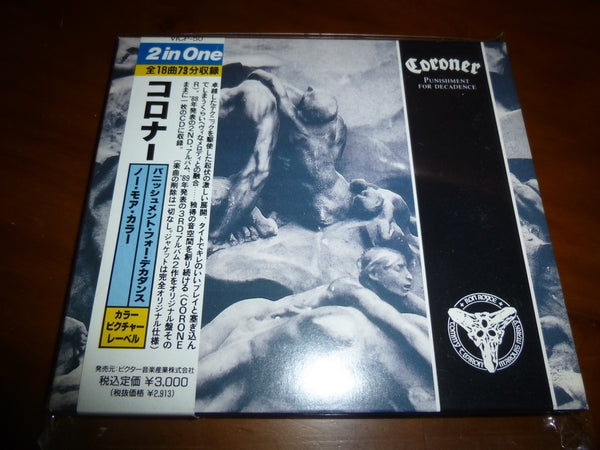 Coroner - Punishment For Decadence / No More Color JAPAN VICP-50 9
